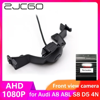 ZJCGO AHD CVBS 1080P 170° Auta LOGO Parkovanie Spredu Kamera pre Audi A8 A8L S8 D5 4N 2017 2018 2019 2020 2021