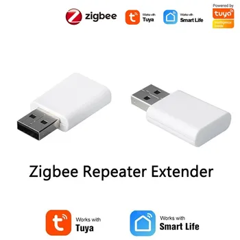 ZigBee 3.0 Tuya Signálu Repeater USB Signálu Zosilňovač Extender pre Inteligentný Život ZigBee 2MQTT Bránou Smart Home Zariadenia Automatizácia