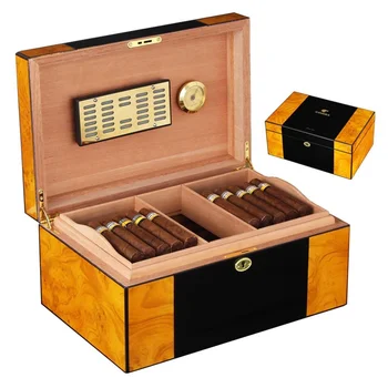 drevené cigaru boxy veľkoobchod luxusné vína chladnička cigaru kabinetu humidor