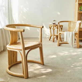 homestay-ubytovanie v rodine ratan stoličky čaj stôl nastaviť jediný človek lenivý človek, stolička, operadlo stoličky domov balkón ratan tkané voľný čas stoličky