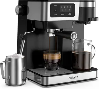 Čerpadlo Espresso Stroj & Jedného Slúžiť kávovar s Mliekom Frother, Latte, & Cappuccino Stroj, 1.2 L Vymeniteľné Vody T