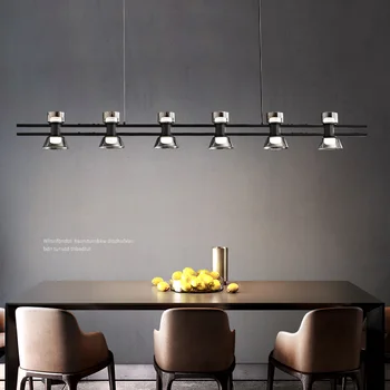 Čínska reštaurácia luster slovo Nordic moderný minimalistický svetlo luxusný bar LED pásy lampa kuchynský ostrovček stolové svietidlo