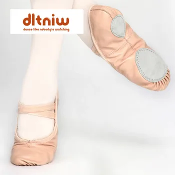 Ženské Profesionálne Balet Topánky, Papuče Ženy, Dievčatá, Deti, Batoľa pravej Kože Zapatillas Dámy Plný Split Jediným Tanečné Topánky