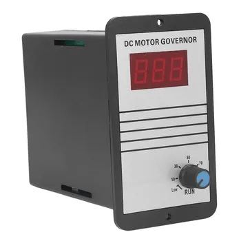 DC Motor Rýchlosť Radiča Plynulú reguláciu Digitálny Displej Kontroly Motorových Regulátor DC 10‑50